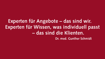 Zitat Dr. med. Gunther Schmidt